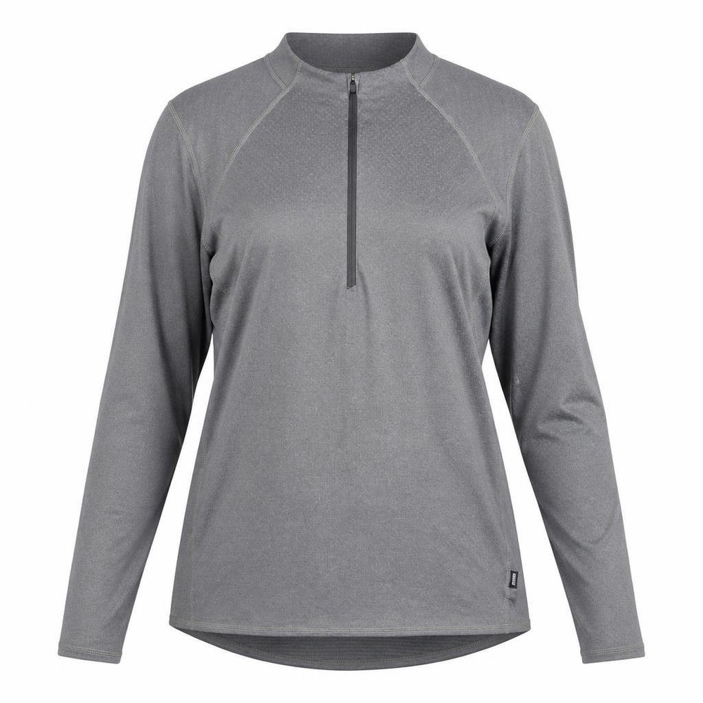 REI Co-op Shirt Womens XL Gray Lightweight Base Layer Half-Zip Top Hiking Camp